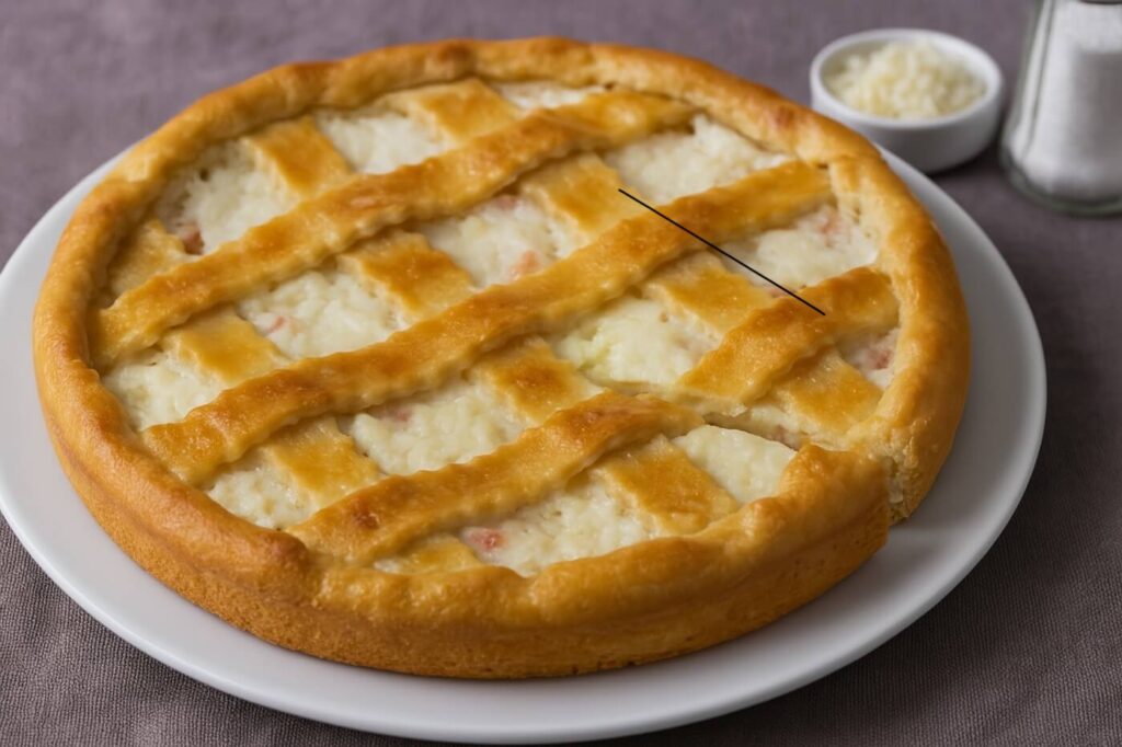 Crostata rustica, lievitata